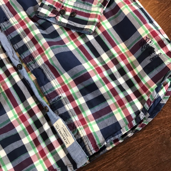 Jack & Jones button down men's plaid shirt - Picture 3 of 3